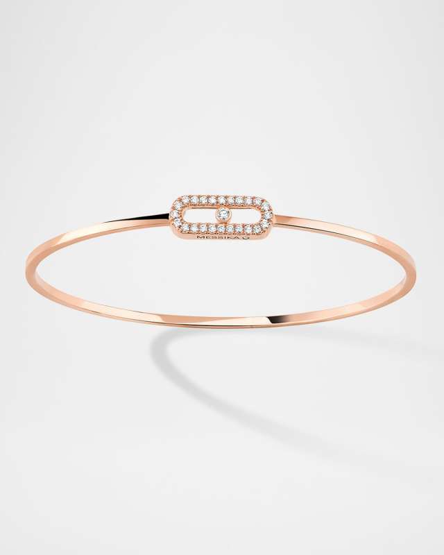 MOVE UNO 18K ROSE GOLD FLEX DIAMOND BRACELET